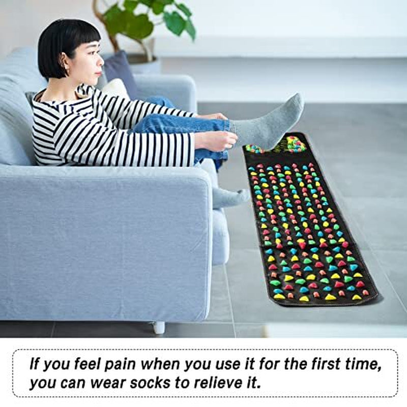 Foot Massage Mat Pad, Acupressure Mat for Feet, Foot Reflexology Massager