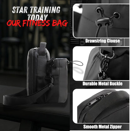 Magnetic Gym Bag, Gym Bag for Men and Women, Magnetic Fitness Bag, Fitness Bag W