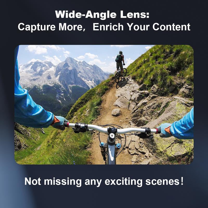 Flycloud One 4K Mini Camera for Waterproof, Anti-Shake, 3-4 Hours of Battery Life, Suitable for Pet, Travel, Adventure, and Meeting and Daily Recording