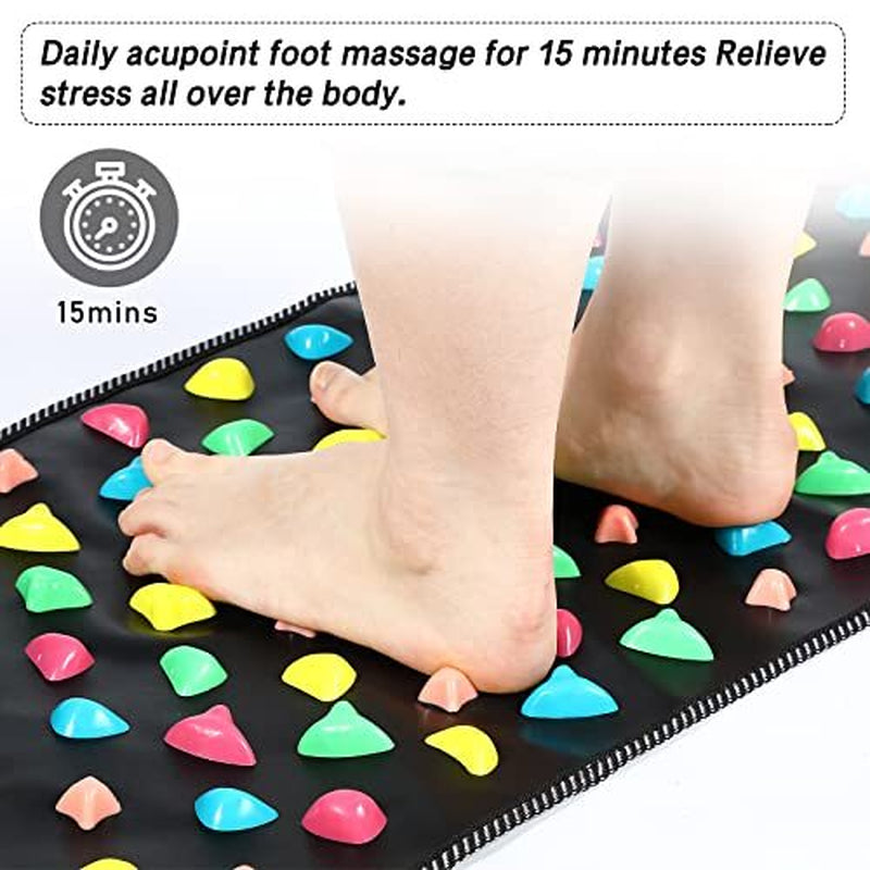 Foot Massage Mat Pad, Acupressure Mat for Feet, Foot Reflexology Massager