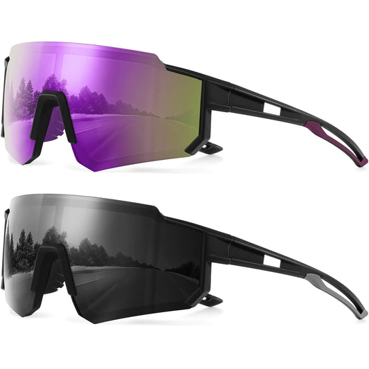 TURBOPEP Polarized Sports Sunglasses for Men and Women Fishing Baseball Running Cycling Mountain Bike Sunglass with UV Protection